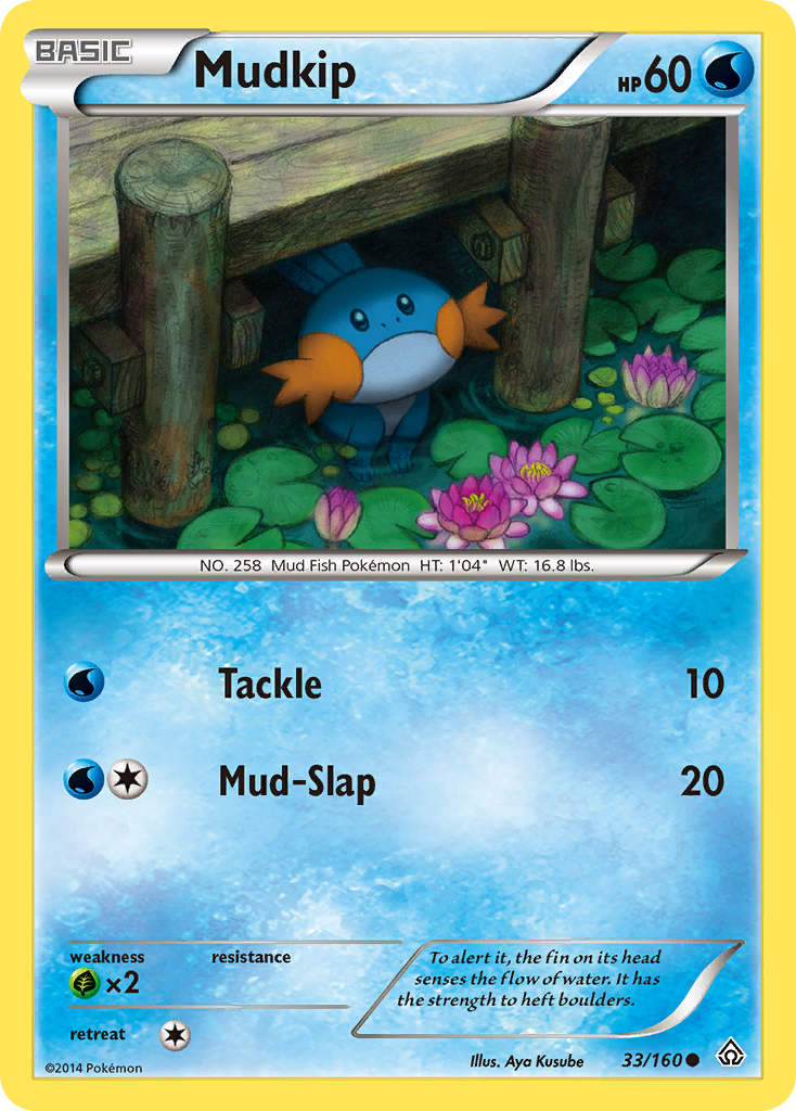 Mudkip (33/160) [XY: Primal Clash] | Silver Goblin