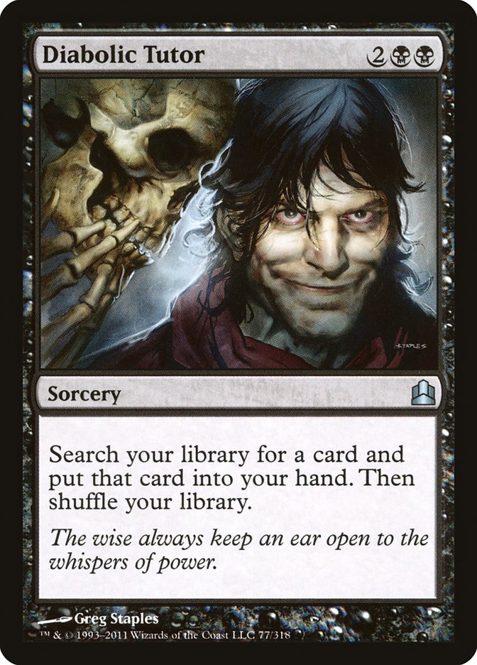 Diabolic Tutor [Commander 2011] | Silver Goblin