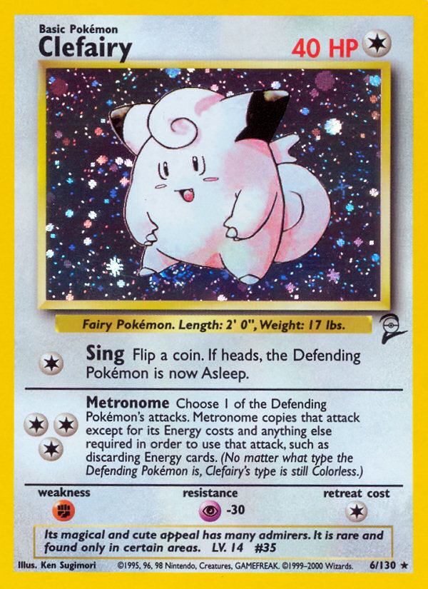 Clefairy (6/130) [Base Set 2] | Silver Goblin