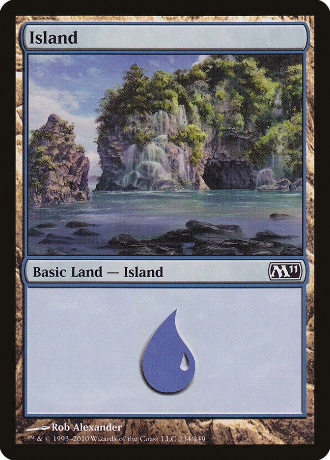 Island (234) [Magic 2011] | Silver Goblin