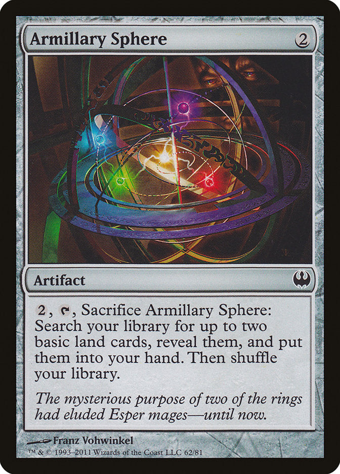 Armillary Sphere [Duel Decks: Knights vs. Dragons] | Silver Goblin