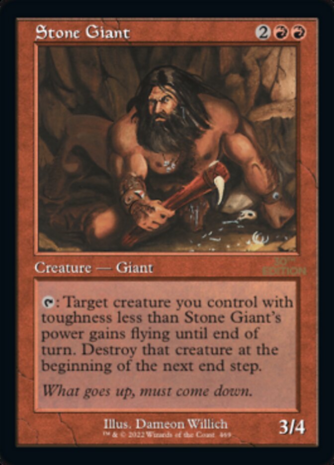 Stone Giant (Retro) [30th Anniversary Edition] | Silver Goblin