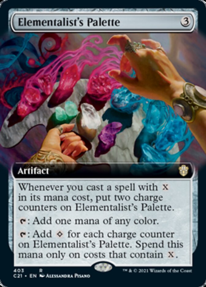 Elementalist's Palette (Extended Art) [Commander 2021] | Silver Goblin