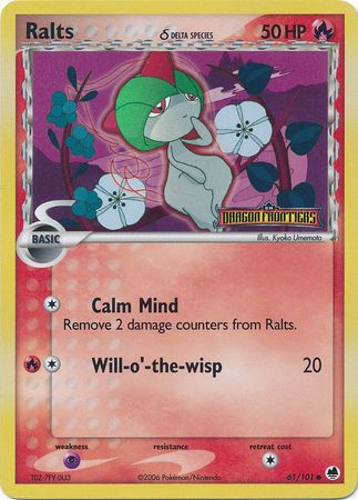 Ralts (61/101) (Delta Species) (Stamped) [EX: Dragon Frontiers] | Silver Goblin