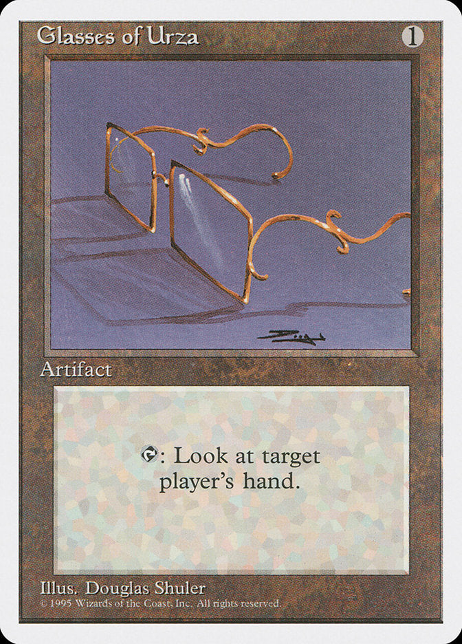 Glasses of Urza [Fourth Edition] | Silver Goblin