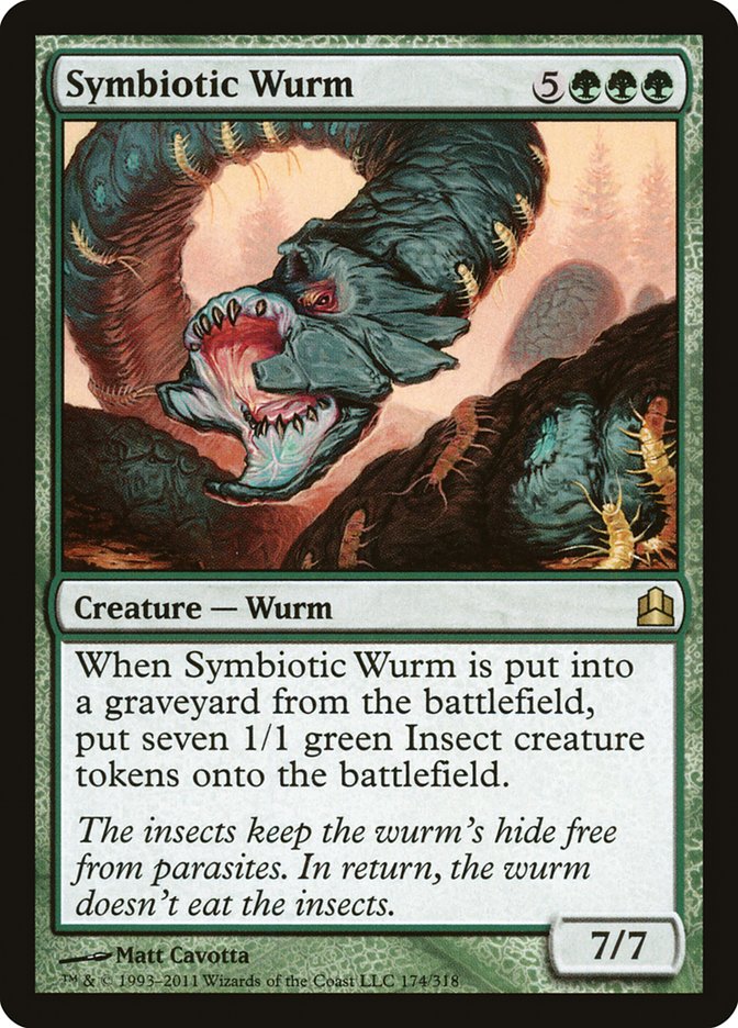 Symbiotic Wurm [Commander 2011] | Silver Goblin