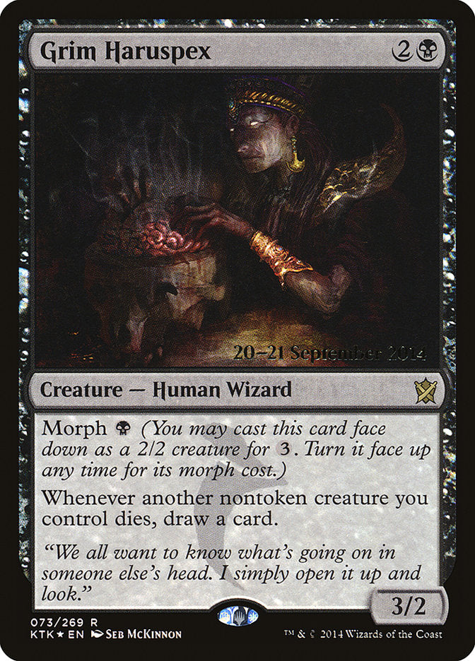 Grim Haruspex [Khans of Tarkir Prerelease Promos] | Silver Goblin