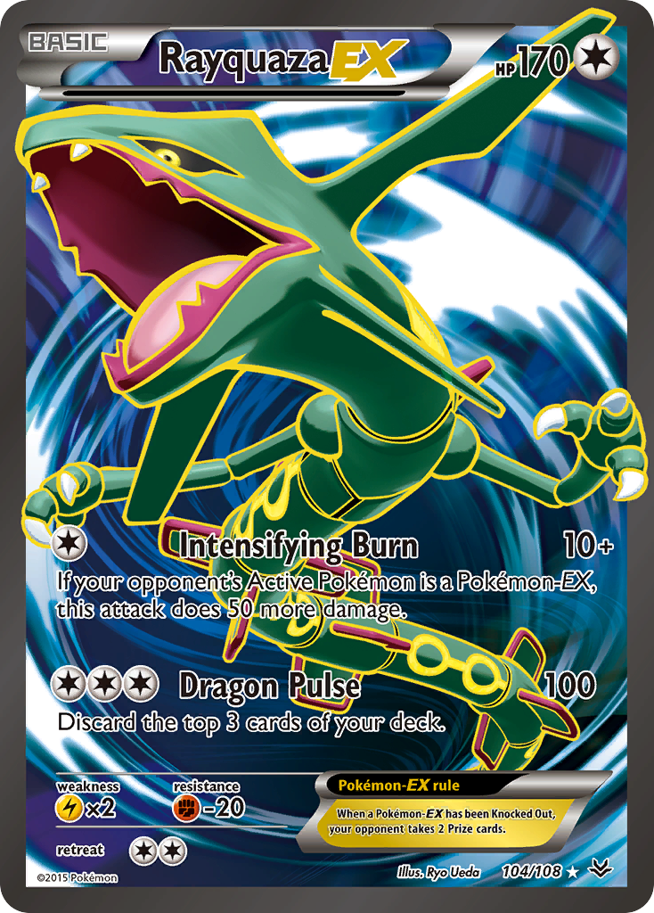 Rayquaza EX (104/108) [XY: Roaring Skies] | Silver Goblin