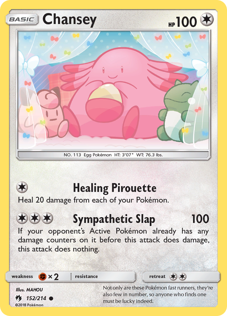 Chansey (152/214) [Sun & Moon: Lost Thunder] | Silver Goblin