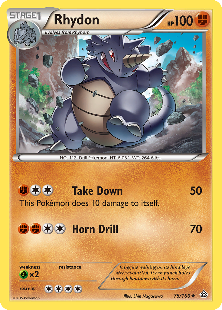 Rhydon (75/160) [XY: Primal Clash] | Silver Goblin