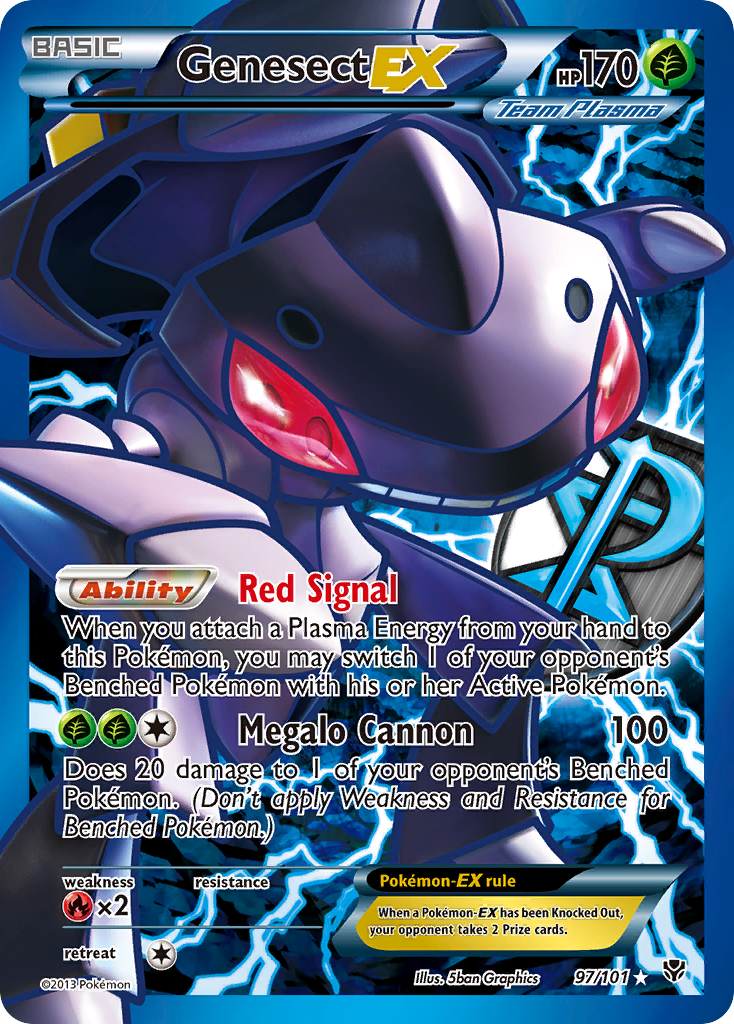 Genesect EX (97/101) [Black & White: Plasma Blast] | Silver Goblin