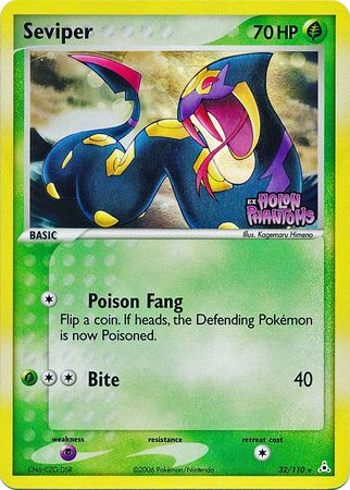 Seviper (32/110) (Stamped) [EX: Holon Phantoms] | Silver Goblin