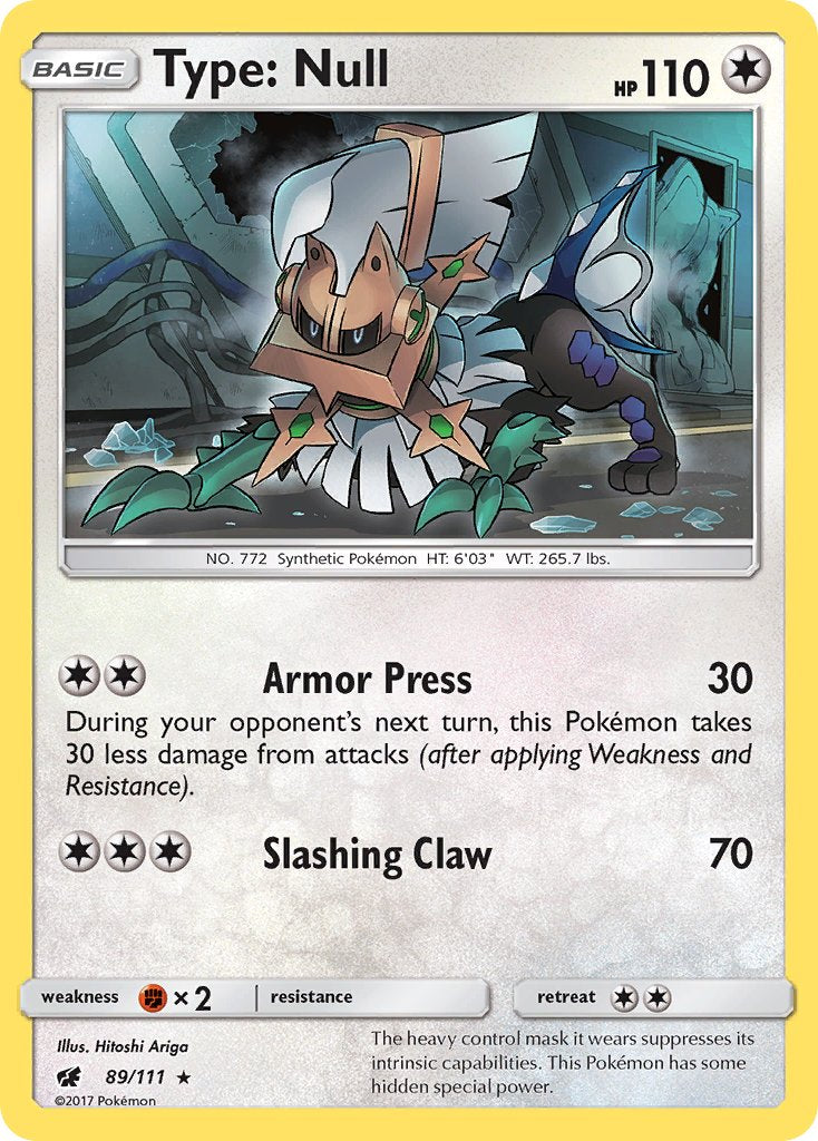 Type: Null (89/111) (Theme Deck Exclusive) [Sun & Moon: Crimson Invasion] | Silver Goblin