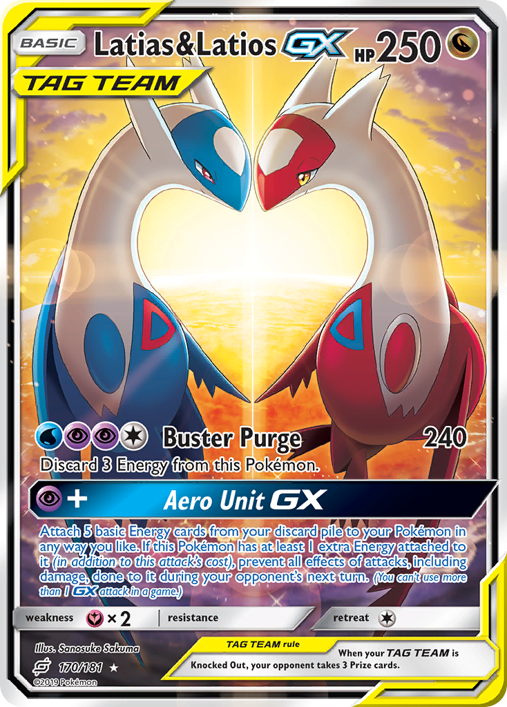 Latias & Latios GX (170/181) [Sun & Moon: Team Up] | Silver Goblin