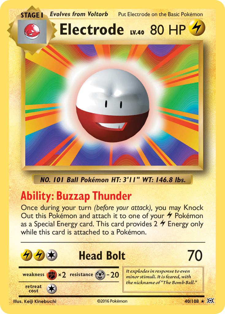 Electrode (40/108) [XY: Evolutions] | Silver Goblin