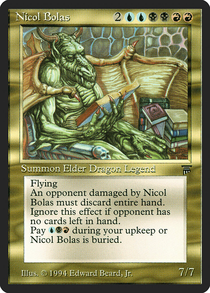 Nicol Bolas [Legends] | Silver Goblin