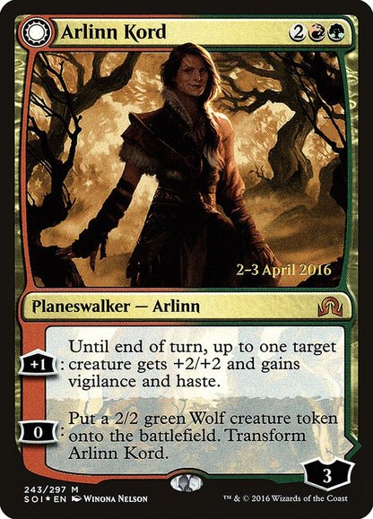 Arlinn Kord // Arlinn, Embraced by the Moon (243s) Foil - Shadows over Innistrad Promos