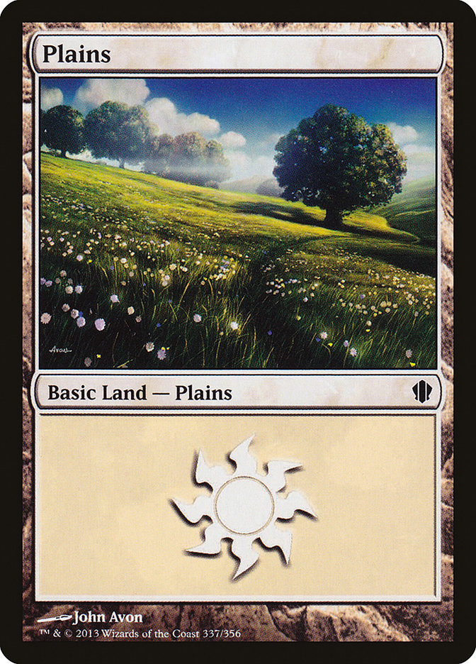 Plains (337) [Commander 2013] | Silver Goblin