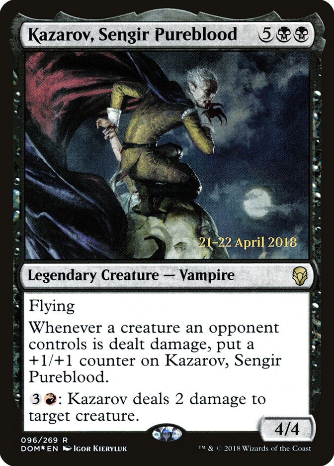 Kazarov, Sengir Pureblood [Dominaria Prerelease Promos] | Silver Goblin