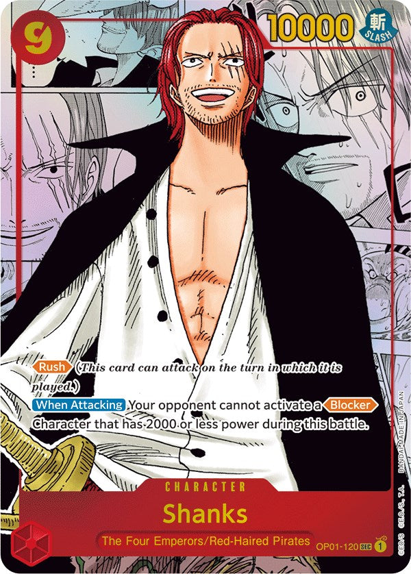 Shanks (Parallel) (Alternate Art) [Romance Dawn] | Silver Goblin