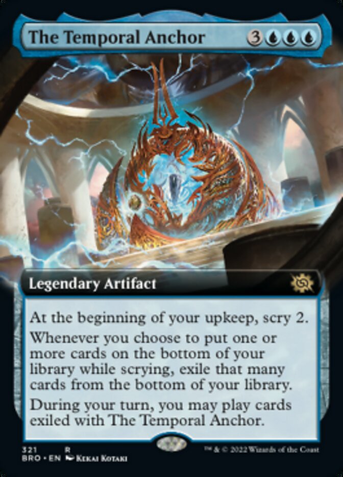 The Temporal Anchor (Extended Art) [The Brothers' War] | Silver Goblin