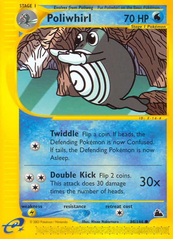 Poliwhirl (88/144) [Skyridge] | Silver Goblin