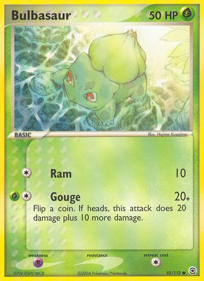 Bulbasaur (55/112) [EX: FireRed & LeafGreen] | Silver Goblin