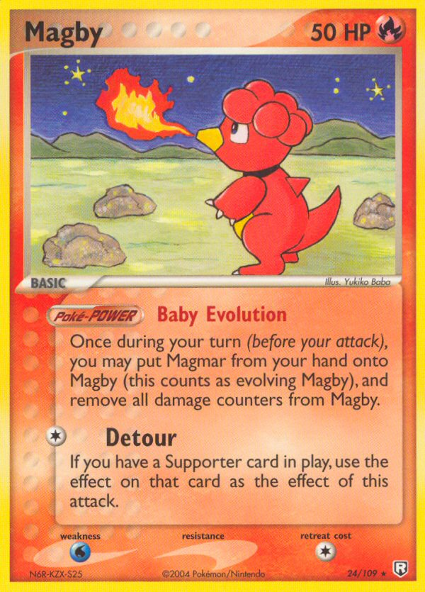 Magby (24/109) [EX: Team Rocket Returns] | Silver Goblin