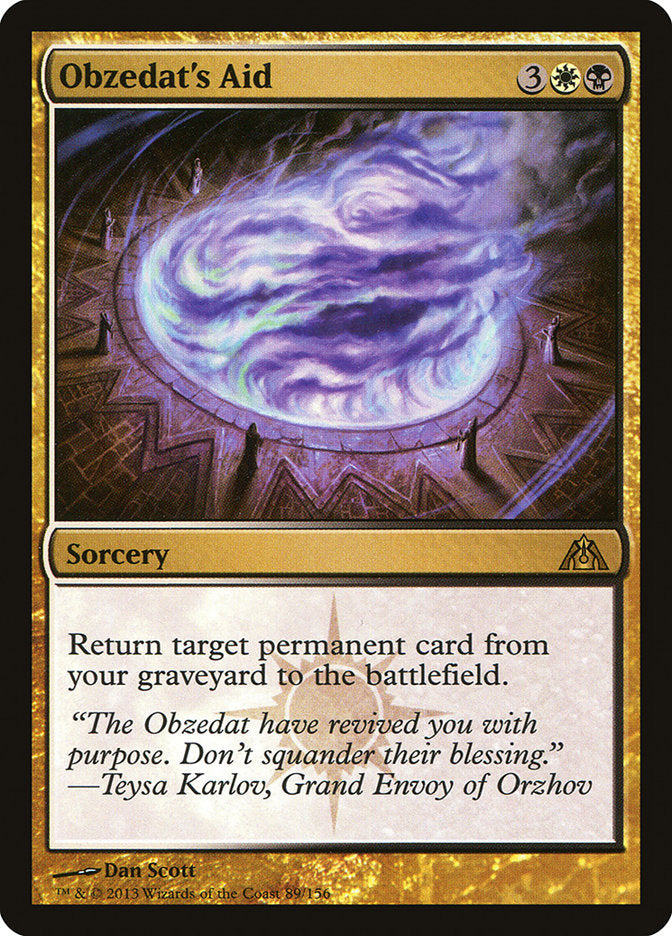 Obzedat's Aid [Dragon's Maze] | Silver Goblin