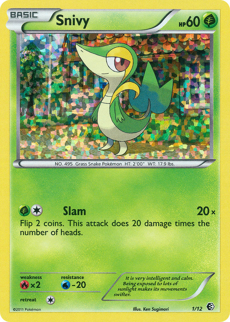 Snivy (1/12) [McDonald's Promos: 2011 Collection] | Silver Goblin