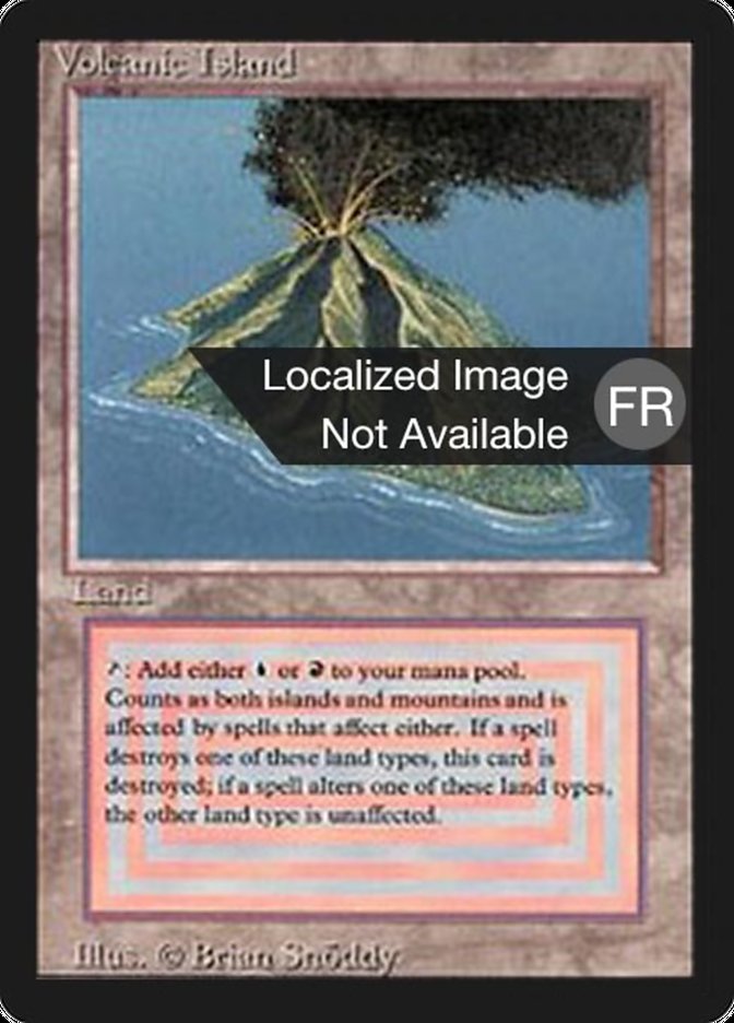 Volcanic Island [Foreign Black Border] | Silver Goblin