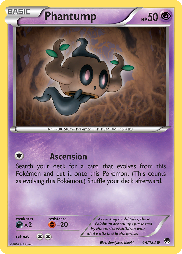 Phantump (64/122) [XY: BREAKpoint] | Silver Goblin