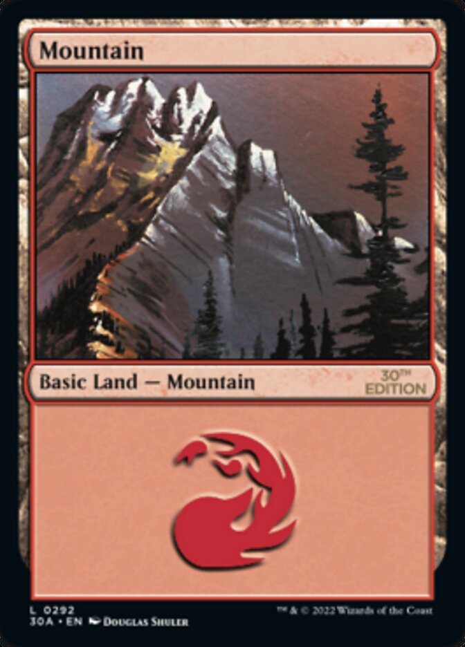 Mountain (292) [30th Anniversary Edition] | Silver Goblin