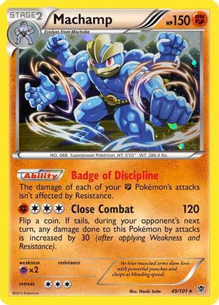 Machamp (49/101) (Cosmos Holo) [Black & White: Plasma Blast] | Silver Goblin