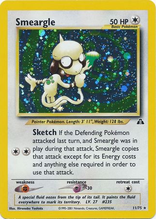 Smeargle (11/75) [Neo Discovery Unlimited] | Silver Goblin