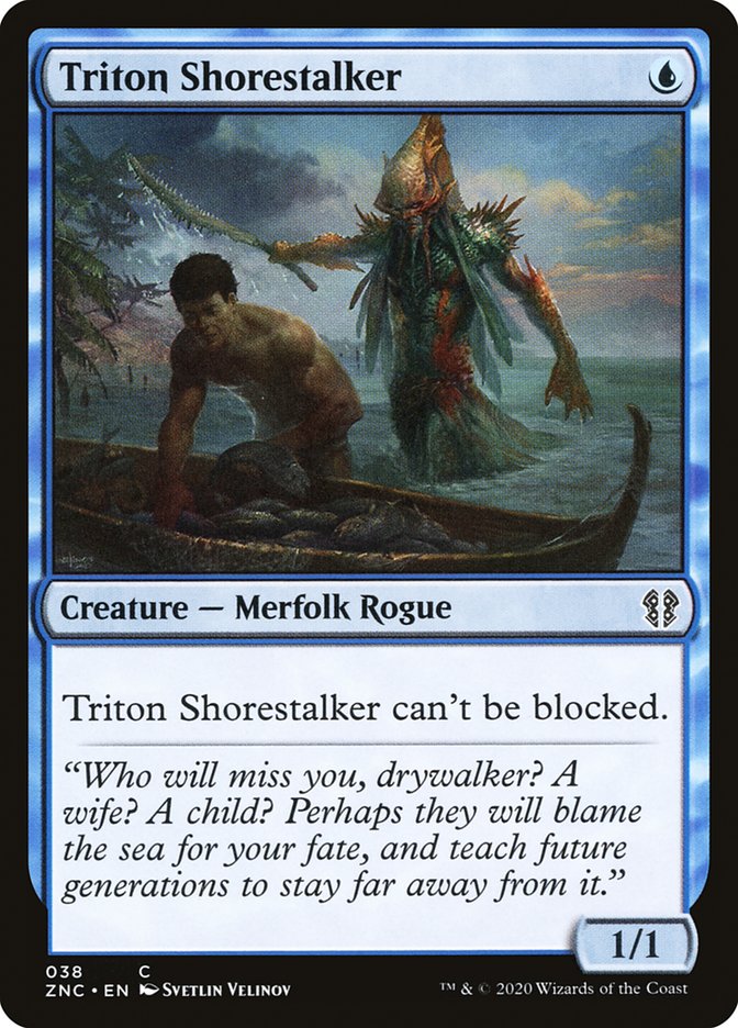 Triton Shorestalker [Zendikar Rising Commander] | Silver Goblin
