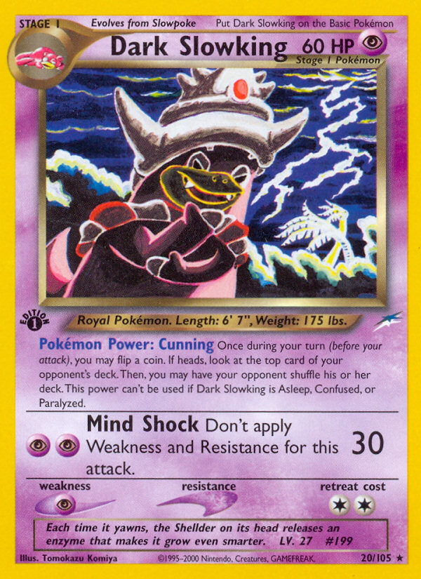 Dark Slowking (20/105) [Neo Destiny 1st Edition] | Silver Goblin