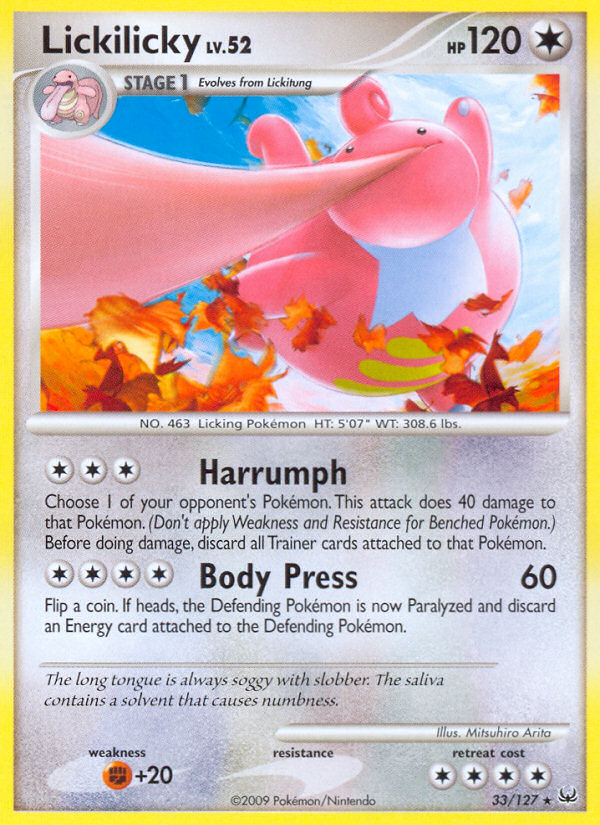 Lickilicky (33/127) [Platinum: Base Set] | Silver Goblin