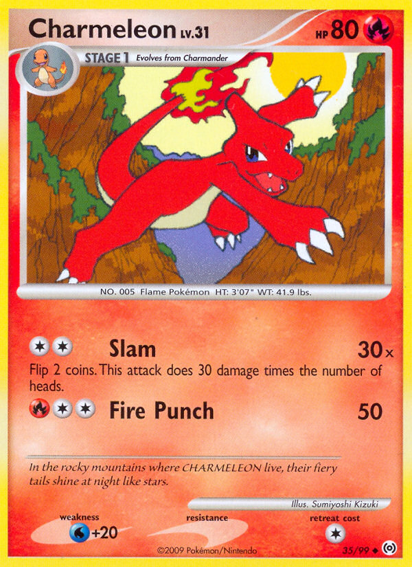 Charmeleon (35/99) [Platinum: Arceus] | Silver Goblin