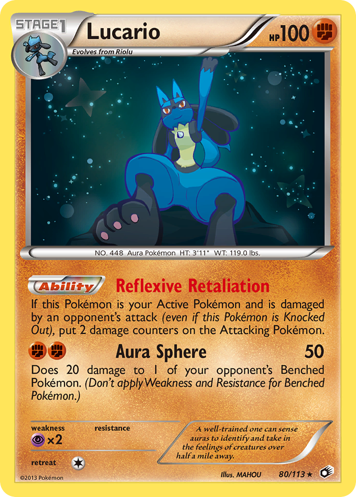 Lucario (80/113) [Black & White: Legendary Treasures] | Silver Goblin