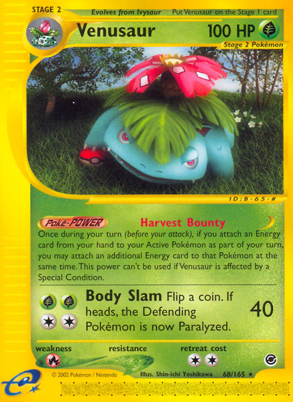 Venusaur (68/165) [Expedition: Base Set] | Silver Goblin