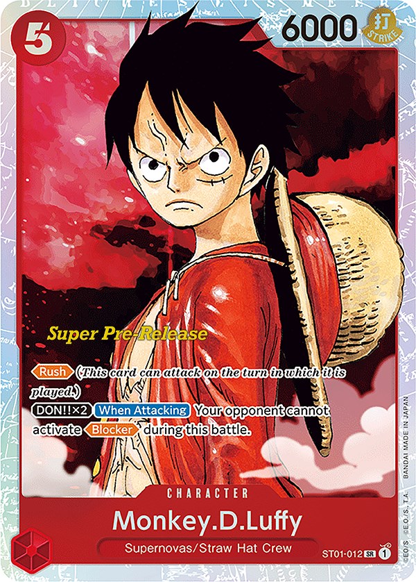 Monkey.D.Luffy (012) [Super Pre-Release Starter Deck: Straw Hat Crew] | Silver Goblin