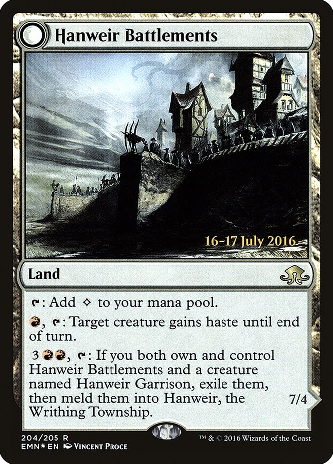 Hanweir Battlements [Eldritch Moon Prerelease Promos] | Silver Goblin