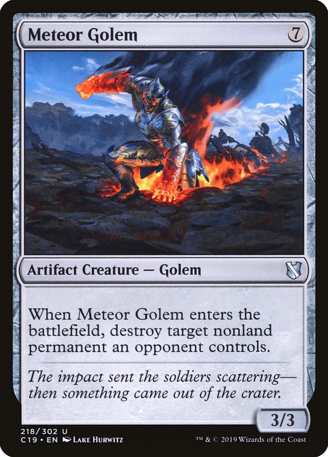 Meteor Golem [Commander 2019] | Silver Goblin