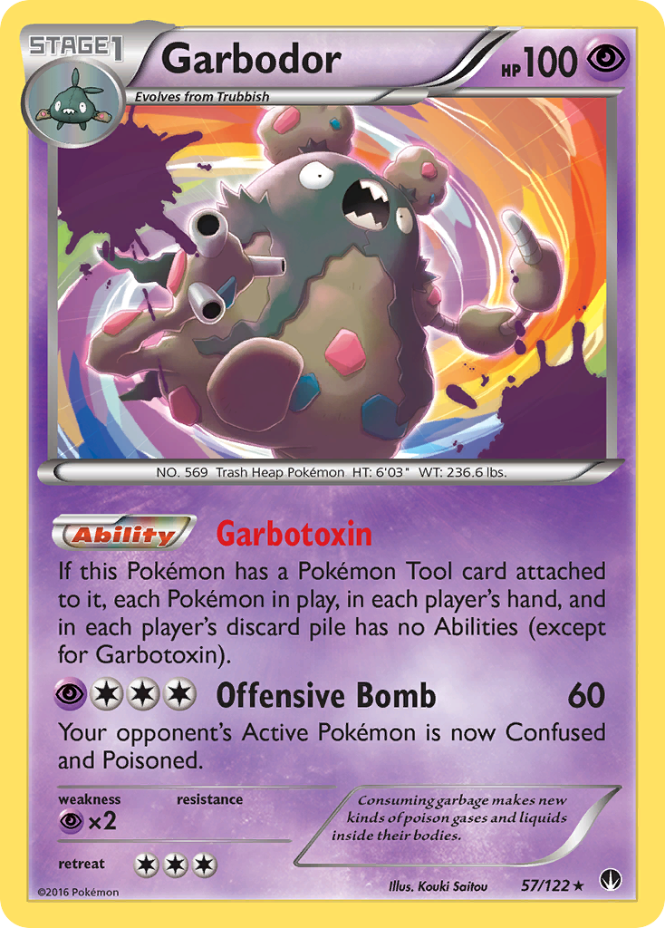 Garbodor (57/122) [XY: BREAKpoint] | Silver Goblin