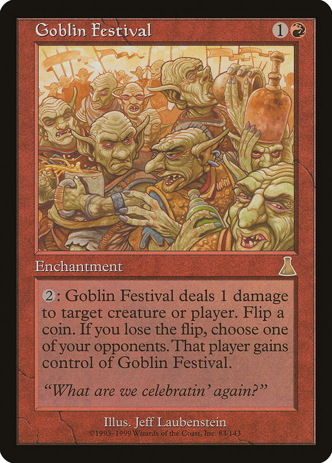Goblin Festival [Urza's Destiny] | Silver Goblin