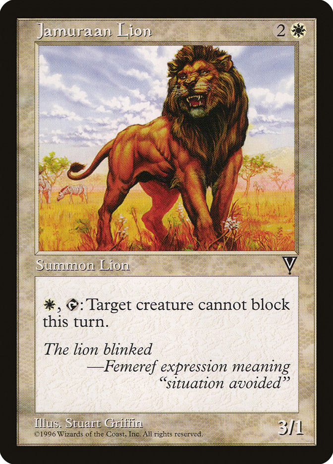 Jamuraan Lion [Visions] | Silver Goblin