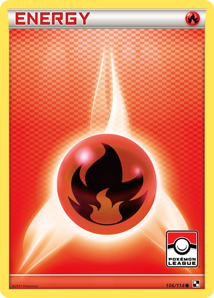 Fire Energy (106/114) [Black & White: Base Set] | Silver Goblin