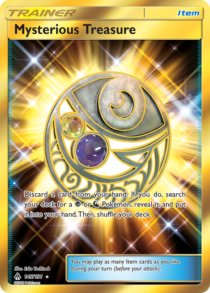 Mysterious Treasure (145/131) [Sun & Moon: Forbidden Light] | Silver Goblin