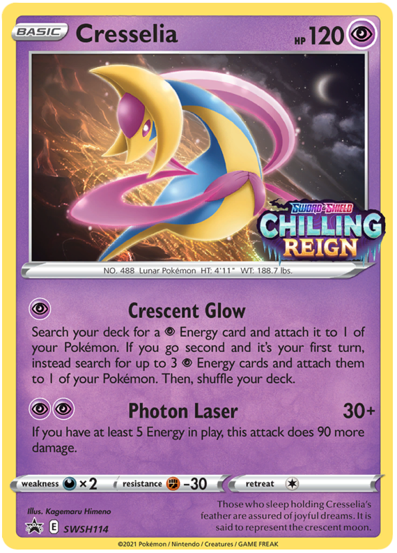 Cresselia (SWSH114) [Sword & Shield: Black Star Promos] | Silver Goblin